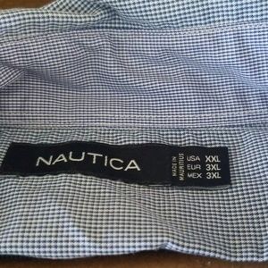 Nautica men 2xl long sleeved shirt